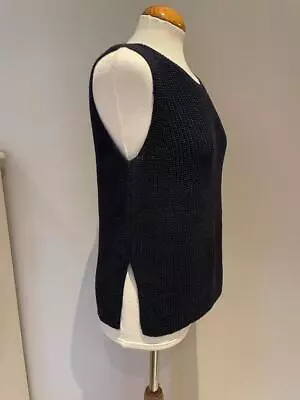 £30 • Buy OUI KNITTED SLIP OVER IN NAVY £99 Various Sizes