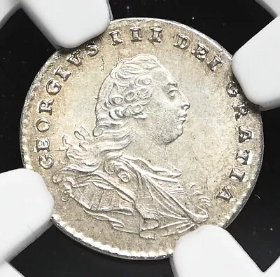 GREAT BRITAIN. George III Silver Maundy Penny 1792 NGC MS65 Gem BU • $250