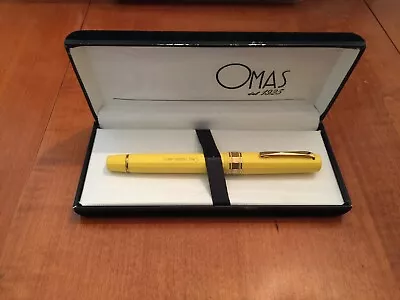 Rare Omas Ferrari 456gt Special Edition Rollerball Nart Yellow Italy Vintage • $456