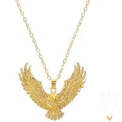  Eagle Necklace Mens Chain New Year Gift For Man With Pendant • £8.15