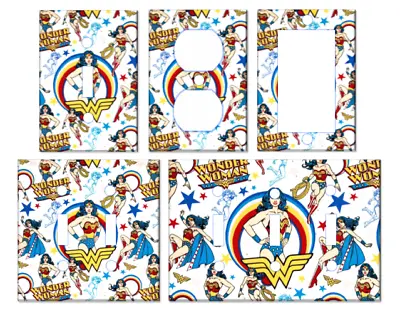 WONDER WOMAN - Marvel DC Light Switch Covers Outlet Decora Home Decor • $7.99