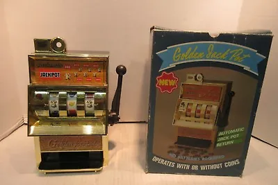 Vintage Waco Golden Jackpot Slot Machine Model No. 6764 Made In Japan With Box • $20.95