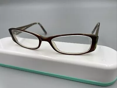 Vera Bradley Womens Brown Eyeglasses FRAMES 3001 Wear On Frame See Images • $14.94