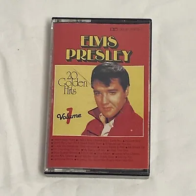 Elvis Presley (Vintage Cassette Tape) 20 Golden Hits Volume 1 Paper Label! • $13.40