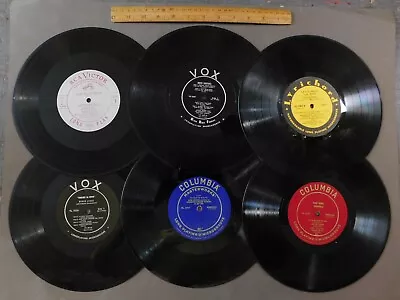 LOT: 6 VINYL 10  RECORDS LPs PARTY DECORATIONS CRAFTS DIY REPURPOSING • $7.98