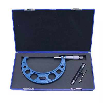 HFS(R) 4-5 X0.0001  Solid Metal Frame Outside Micrometer(Plastic Case) • $35.99