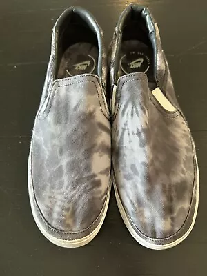 Nike Shoes Mens 12 Court Legacy Slip On Sneaker Print Tie Dye Grey Fog Athletic • $25