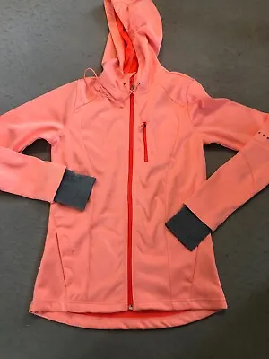 $24.99 • Buy Mondetta Sweatshirt Women's Small Bright Pink Full Zip Reflective Active/Casual