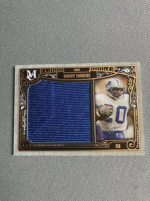 Detroit Lions Barry Sanders Mammoth Jersey Card ExMnt++ • $60