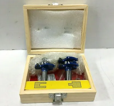 Stalwart Tongue And Groove Set 75-ST6042 Tongue + Groove Router Bit Set 0.5  • $24.99