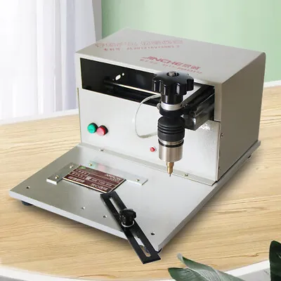 Electric Marking Machine Desktop Dot Peen Nameplate Tags Label Marking Engraver • $466.45