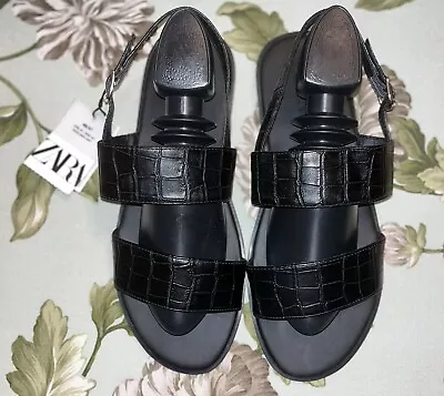 Zara Black Womens Sandals Size 42 • $35