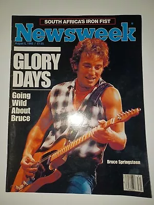 Newsweek Aug 5 1985 Bruce Springsteen Mel Fisher Treasure Rock Hudson & AIDS • $24.99