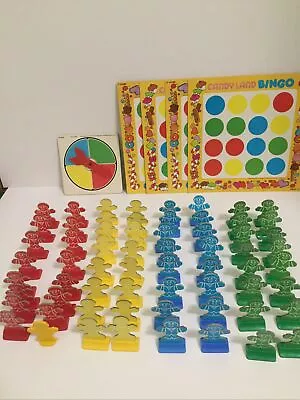 Vintage Candyland Bingo Game Incomplete 1984 Milton Bradley. Missing One Red Pc. • $11.99