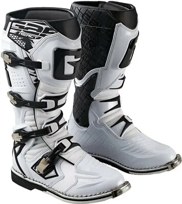 GAERNE G-REACT GOODYEAR MOTOCROSS ENDURO MX BOOTS WHITE Off-road Trail Bike • £194.95