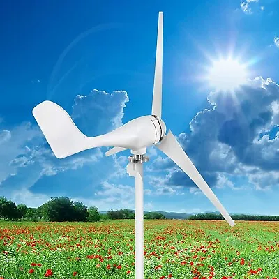 Wind Turbine Generator 400W 3 Blades Charger Controller Windmill Power DC 12V • $145.99