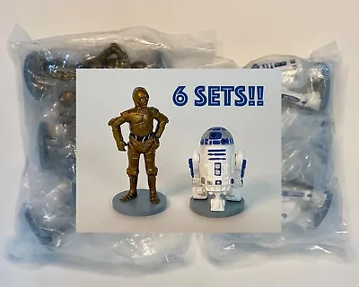 Star Wars Figures C-3PO R2D2 Applause 1995 Lot Of 12 Cake Toppers Party Favors • $69.99