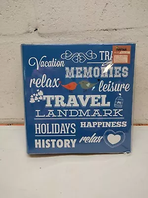 £9.99 • Buy Arpan 6x 4 Photos Large Slip In Photo Album Special Blue Memo Book