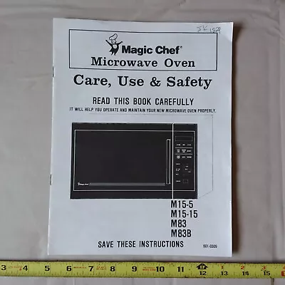 Magic Chef Microwave Over Instruction Manual - Used • $11