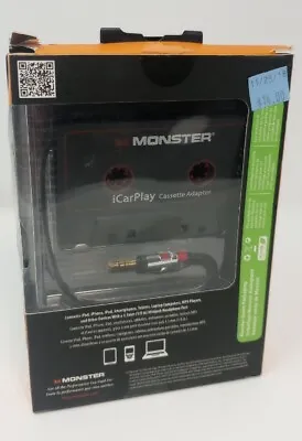 Vintage Monster ICarPlay Aux Cord Cassette Adapter 800 For IPhone MP3 IPod • $14