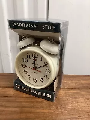 Helm Brand.  Double Bell Alarm Clock • $14.95