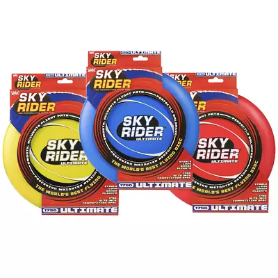 Wicked Sky Rider Ultimate High Performance 175g Disc Outdoor Frisbee Kid Dog Toy • £8.49