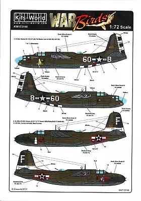 Kits World Decals 1/72 DOUGLAS A-20 HAVOC Mama Lou & Sweet Milk/Baby Doll • $12.99