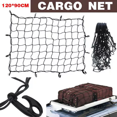 Car Roof Top Rack Basket Luggage Bungee Net Cargo Mesh Carrier Cover Storage AU • $13.50