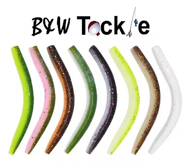 B&W Tackle~Stick Senko Wacky Worm 4 In~8 Custom Color Choices~8/Pk~FREE Shipping • $8.25