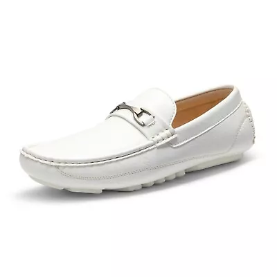 Men's Driving Moccasins Loafers Classic Slip On Casual Shoes Size US • $29.89