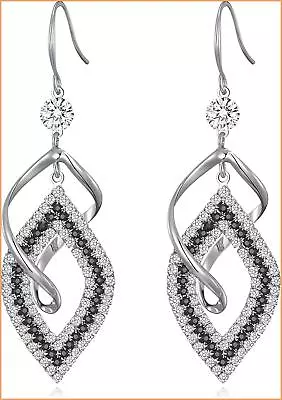$1.25 • Buy 14k Gold Plated Dangle Earrings For Women In Sterling Silver Fashion Jewelry