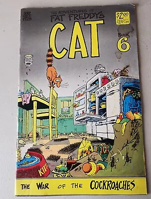 Rip Off Press Fat Freddy's Cat Comic Book No #6 1986 • £8.04