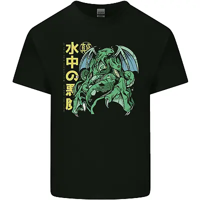 Japanese Anime Cthulhu Kraken Mens Cotton T-Shirt Tee Top • £8.75