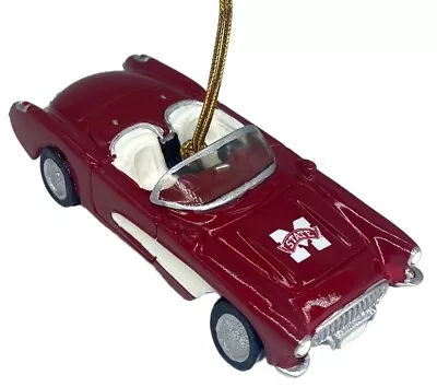 Mississippi State Bulldogs Corvette Ornament By Ridgewood Collectibles-NIB • $17.99