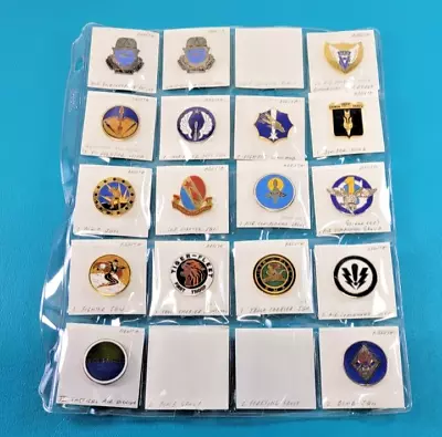US Army Style Lot Of 17 Pins DI Medals ARESTA OF HAWAII Bomb Squadron Wing USAF • $0.01