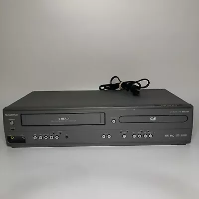 Magnavox MWD2206 VCR/DVD Combo VHS Player Recorder Tested No Remote Works Great • $68