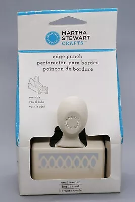 Martha Stewart Crafts OVAL BORDER EDGE Punch #42-40108 New In Box • $15