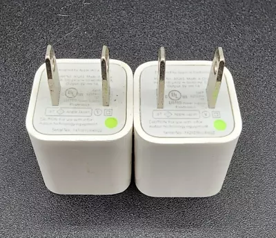 Apple Wall Charger Adapter Cubes A1265 Lot Of 2 Genuine OEM • $9.99