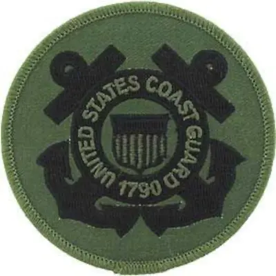 Coast Guard   UNITED STATES COAST GUARD  ANCHOR PATCH SUBDUED STYLE 3 Inch Patch • $6.69