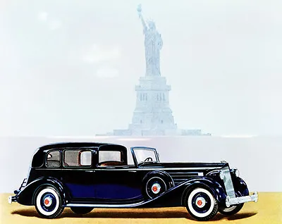1936 Packard Twelve Town Car - Promotional Advertising Poster • $9.99