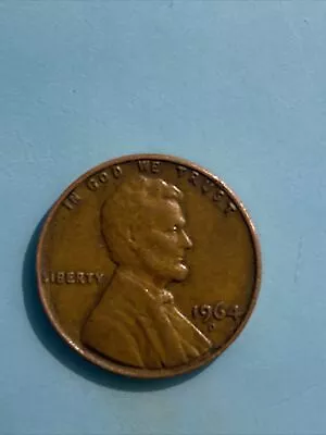 1964 D Lincoln Penny RARE L Liberty On Edge Error • $1500