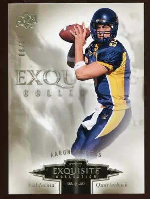 Aaron Rodgers 2010 Exquisite Collection Jersey Number 8/35 • $100