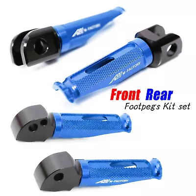 Blue MFP Rider Passenger Footpegs For Vmax 1700 09 10 11 12 13 14 15 16 17 • $88.31