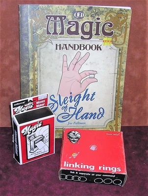 £9.80 • Buy  ADAMS Money Maker Trick, Royal Magic Linking Rings, QED Magic Trick Handbook 