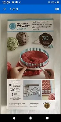 Knit & Weave Loom Kit Martha Stewart Crafts  New Opened But Never Used • $27.95