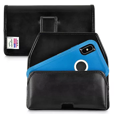 Belt Case Fits IPhone 11 Pro Max & XS Max OTTERBOX DEFENDER Leather Belt Clip • $41.99