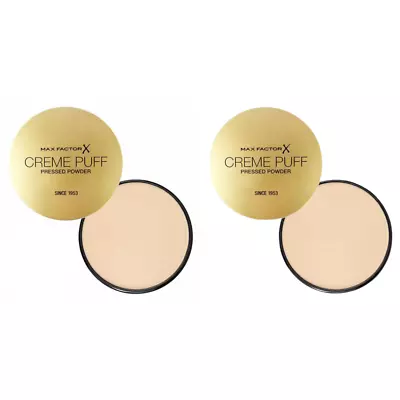 Max Factor Creme Puff Face Powder 14g  - 40 Creamy Ivory X2 • $23.99