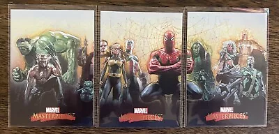 Marvel Masterpieces 2007 Complete 3 Card Chase Set Drew Struzan Splash Set • $15.99