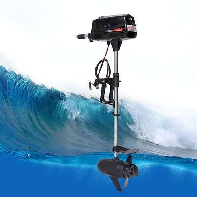 7HP Boat Engine Electric Outboard Motor Fishing Boat Motor Brushless Motor 1800W • $301