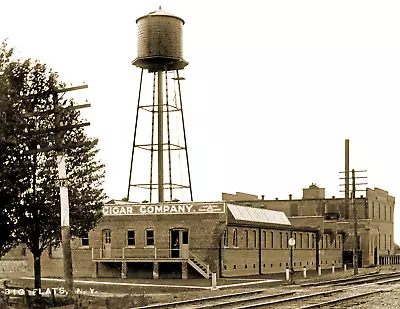 1908 American Cigar Company Big Flats NY Old Vintage Photo 8.5  X 11  Reprint • $14.84